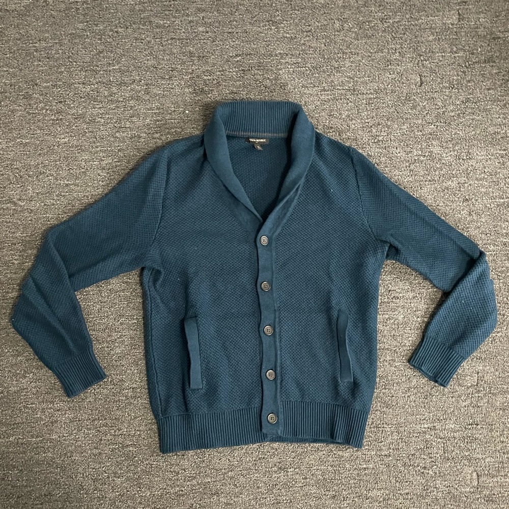 Men’s Dark Teal Cardigan